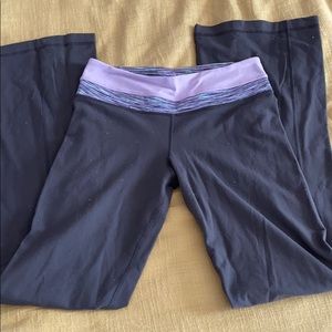 Grey Lululemon Flare Yoga Pant